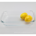 Hot Sale Rectangle Heat Resistant Glass Baking Tray In Stock baking  pan